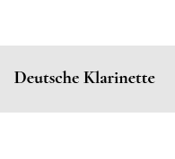Deutsche Klarinette