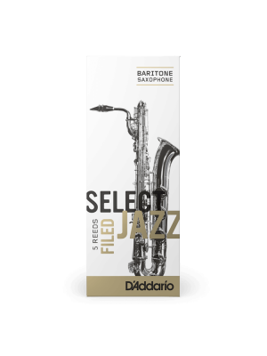 Blätter D'Addario Select Jazz Baritonsaxophon filed